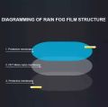Cloudsale 2PCS Car Rearview Mirror Film, Anti Fog Film Car Rear View Mirror Waterproof Film Protective Film Anti Glare Rain-Proof Anti Water Protector for Car Mirrors in Oval Shape.