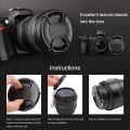 52mm Lens Cap for Nikon Canon Sony DSLR Camera Compatible Nikon D3000 D3100 D3200 D3300 D5000 D5100 D5200 D5300 D5500.