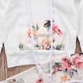 Baby Girl Infant Clothes Hooded Tops Floral Large Pocket Long Sleeve Sweatshirt Pants Infant Outfits Sets Tracksuit. 
