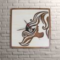 Butty Face Wooden wall clock-ICNDWC001.