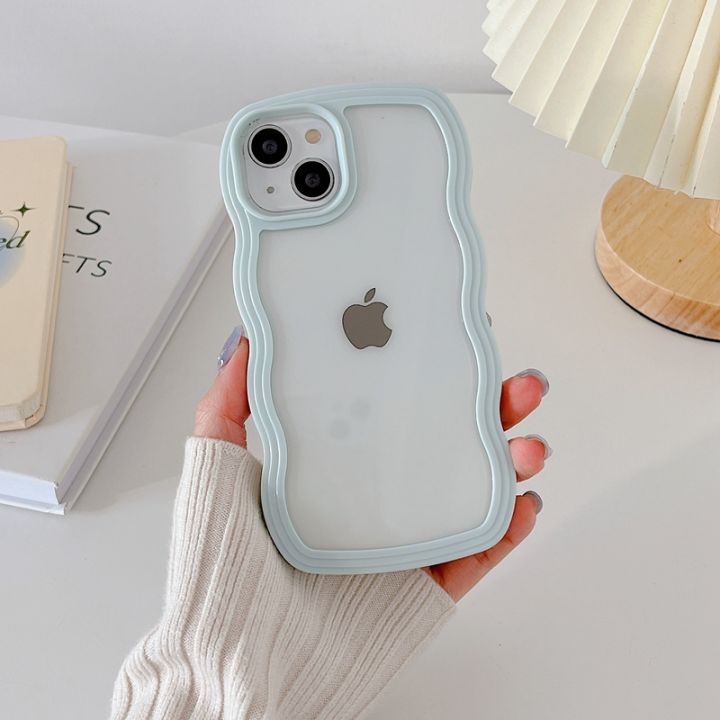 Soft%20Wavy%20Lines%20Phone%20Case%20For%20iphone%2015%2011%2012%2013%2014%20Pro%20Max%20XS%20MaxCandy%20Bumper%20Transparent%20Cases%20Cover%20-%20Image%205