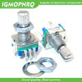 5PCS EC11 15mm Plum Handle Rotary Encoder Coding Switch Digital Potentiometer Switch 5 Pin DIY IGMOPNRQ. 
