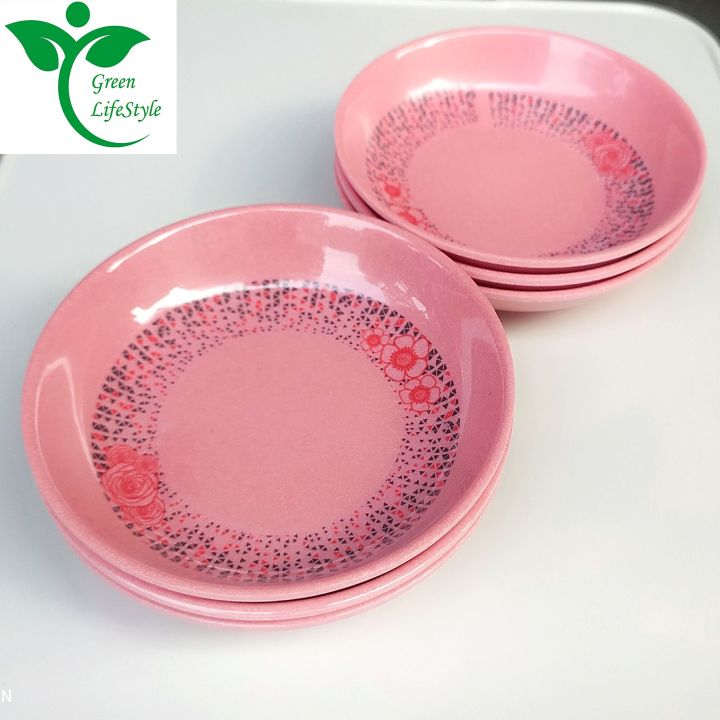 6%20Pcs%20Pink%20Melamine%20Finnie%20Bowls%20%E2%80%93%204.75''%20Durable%20&%20Stylish%20%7C%20Ideal%20for%20Home%20&%20Office%20Use"%20-%20Image%203