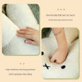 Miffy Throw Pillow Kawaii Rabbit Plush Toy Baby Comfort Pillow Sitting Room Sofa Bedside Pillow Cartoon Office Back Cushion.