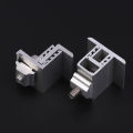 1/4PCS End Clamp Middle Clamp Silver PV Solar System Installation Racking Fixing Pressure Block Solar Panel Mount Bracket Demoo. 