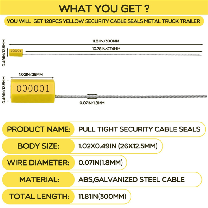 120%20Steel%20Cable%20Seals%20Metal%20Security%20Seal,Yellow%20-%20Image%202