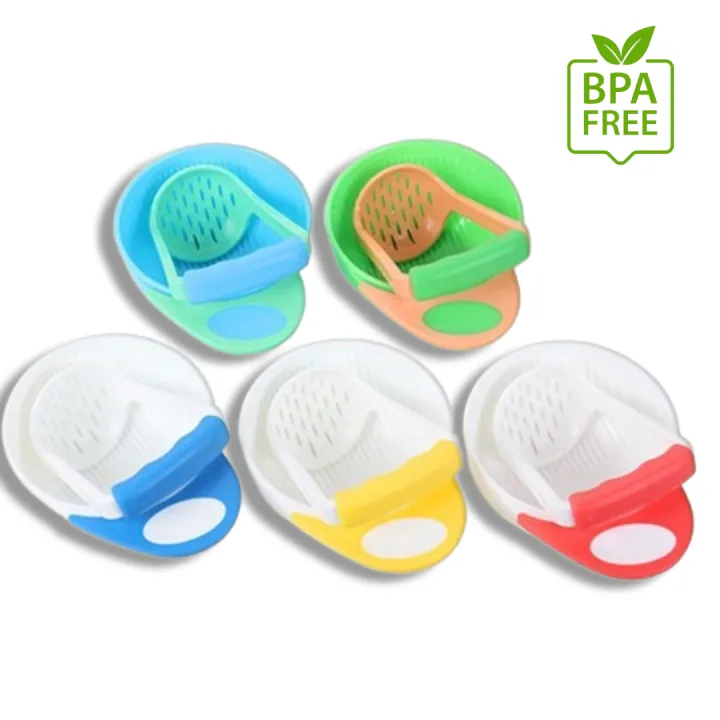 Baby%20Food%20Grading%20Bowl%20with%20Masher:%20Baby%20Grinding%20Bowl%20Set%20with%20Ear%20Sucker:%20Multi-colour%20Easy%20to%20Use%20in%20the%20Kitchen%20or%20Dining%20Room%20-%20Image%203