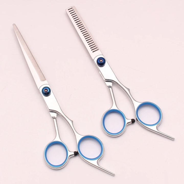 Hairdressing Scissors 6 Japan Stainless Thinning Shears Hair Cutting Scissors Styling Hair Shear Haircut Set Dropshipping C1000