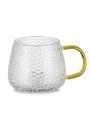 Enjoy Your Hot Beverages With The Heat-Resistant Glass Coffee Mug - Stylish And Functional Drinkware. 