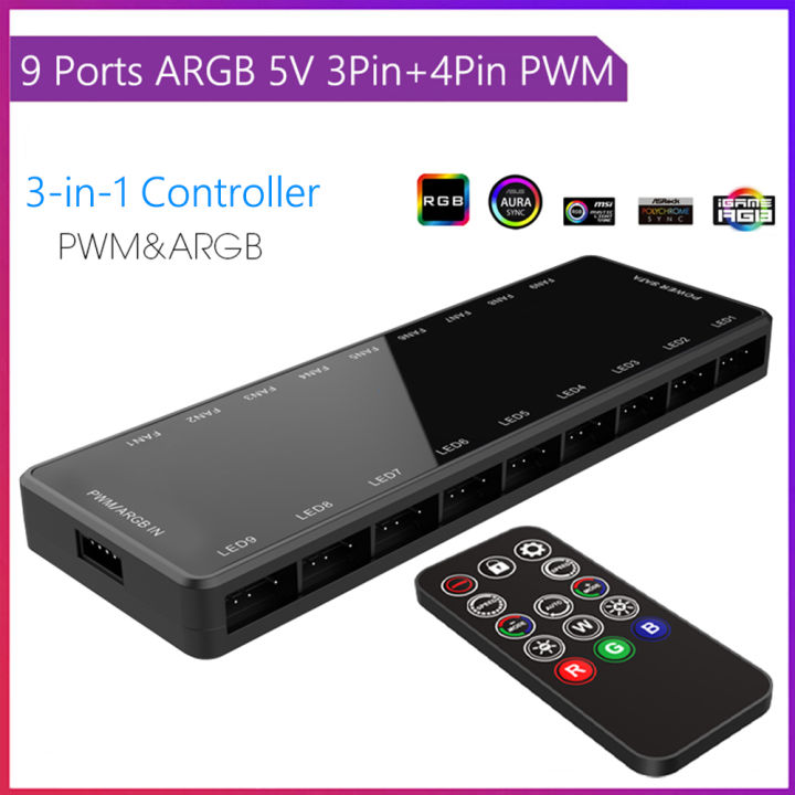 ARGB%20Controller%20for%20pc%201%20To%209%20Hub%20Remote%20Control%205V%203%20Pin%20Cooling%20Fan%20Controller%20Adapter%204%20Pin%20Pwm%20Docking%20Station%20for%20pc%20Case%20-%20Image%202