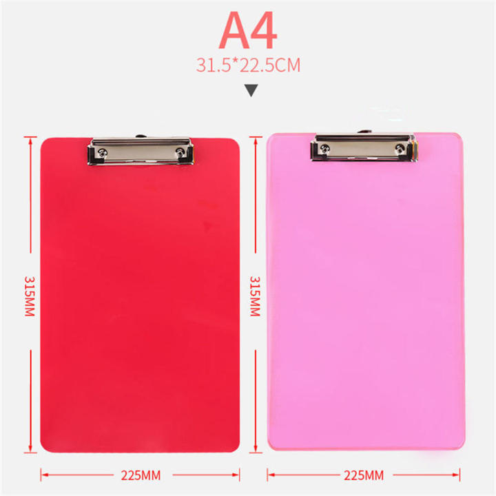 Plastic%20clipboard%20Sleek%20Transparent%20Lightweight%20Cute%20clip%20boards%20Opaque%20color%20board%20clip%20for%20Office%20supplies%20School%20stationery%20Writing%20support%20Organizational%20tool%20Business%20-%20Image%203