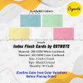 OXYNOTE 3 x 5 inches Index Flash Cards - 50 Cards - Suitable for Exam Preparation, Cheat Sheets, Short Notes, Syllabus Revision.
