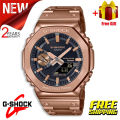 (Ready Stock) G .Shock Men Watch Digital Sport Watch LED Display Water Resistant Shockproof and Waterproof World Time LED Auto Light Sports Wrist Watches GM-B2100GD-5A (copy original 1.1 premium). 