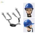 Chin Strap Quick Release Buckle Cupped Hard Hat Chin Strap Attachment Vertical Hole Gray.