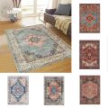 Bohemia Persian Carpet Area Rug for Living Room Floor Mat Door Ethnic Gypsy Morocco Bedroom Anti-skid Flannel Modern Home Decor.
