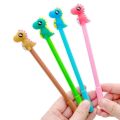 Dinosaur Pens Korean Stationery Cute Kawaii Cartoon Dinosaur Gel Pen School Office Supplies Creative Gifts Color Random. 