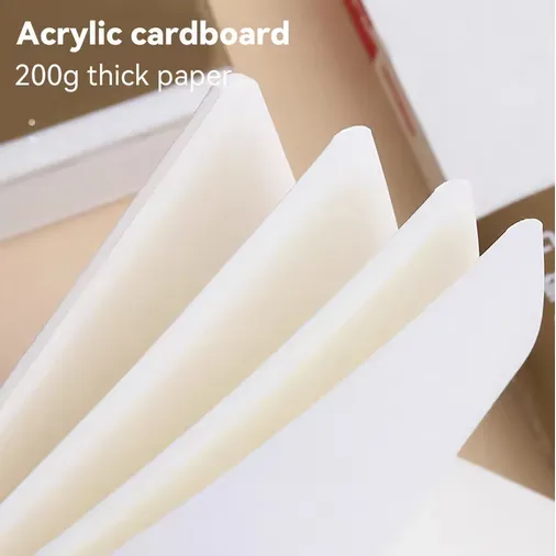 Languo%2058%20Sheets%20Drawing%20Notebook%20Thick%20Paper%20Sketchbook%20Portable%20Watercolor%20Book%20Gouache%20Notepad%20Art%20Supplies%20Stationery%20(80mmx80mm)%20-%20Image%204