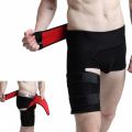【happy one】Elastic Stretchy Hip Stabilizer Support Strap Thigh Protection Anti-muscle Straining Hip Protective Leg Brace Groin Belt. 