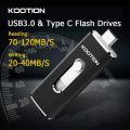 KOOTION U21 Type C USB Flash Drives 32GB 64GB 128GB 256GB OTG Pen Drive Memory Stick USB Key 3.0 Pendrive For Android PC Laptop.