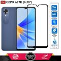 Oppo A17/A17K Full Glue Tempered Glass Screen Protector Transparent. 