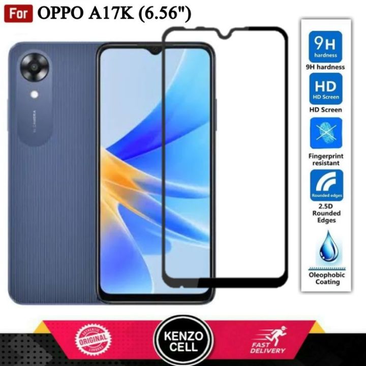 Oppo%20A17/A17K%20Full%20Glue%20Tempered%20Glass%20Screen%20Protector%20Transparent%20-%20Image%203