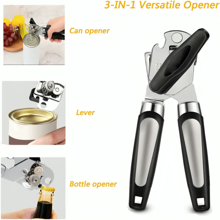Tin Can Ripper Can Opener Tin Cutter Heavy Duty Stainless Steel Multipurpose Opener ...