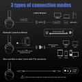NUBWO G06 Wireless Gaming Headset for PS5 PS4 PC Laptop Over Ear Headphones with Mic 2.4G BT Wireless/Wired Headset for Games. 