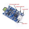 5V 1A Micro USB 18650 Lithium Battery Charging Board Charger Module - Equipped with Protection Dual Functions TP4056 - Safe Charging Option. 