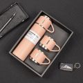 500ml Stainless Steel Vacuum Flask with 3 Cup Set, Leak Proof, Portable, Long Lasting Insulation.