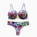 Printed Bra and Panty Set for Women, Comfortable & Stylish.