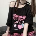 New Deal Summer New Style Drop Solder T-shirt for Women.