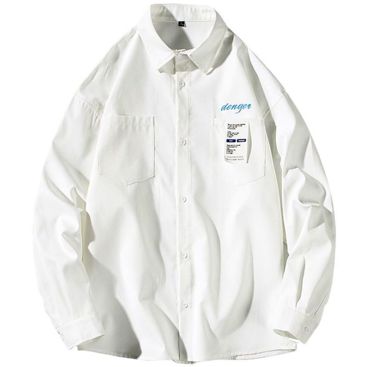 White%20Shirt%20Women's%20Spring%20and%20Autumn%20Chic%20Student%20Versatile%20Chic%20Inner%20Wear%20Blouse%20Design%20Sense%20Niche%20Korean%20Style%20Jacket%20-%20Image%205