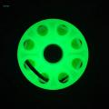 Luminous Scuba Diving Finger Reel Spool, Wreck Cave Finger Spool Reel with Stainless Steel Snap Bolt Clip and 30M/100ft High Visibility Line.