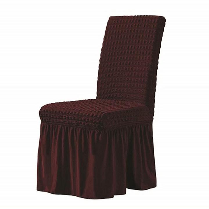 সিঙ্গেল চেয়ারের কভার ডিপ মেরুন কালার 1 পিস - sofa cover