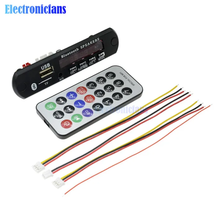 Car Bluetooth MP3 Sound Card Decoder Board 12V 3.5A UX Bluetooth MP3 ...