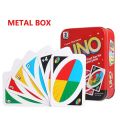 UNO Cards Large on Tin Box Big -Steel Box Uno Card.