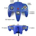 N64 Controller Gamepad Joystick Joypad Game Pad Long Wired For Classic 64 Consoles Games N64 Port Interface For Nintendo.