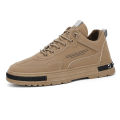 Men's Shoes 2024 Spring New Non-slip Wear-Resistant Work Shoes Men's Trendy Casual Cargo Shoes Mountaineering. 