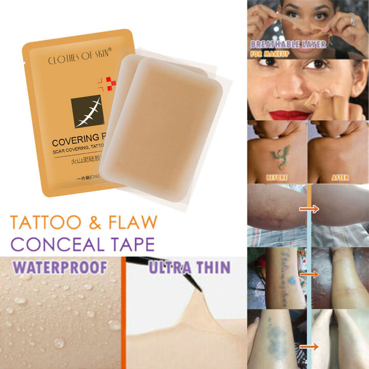 Tattoo Flaw Concealing Tape FreeTo Cut And Waterproof Any Part 1 PCS Tattoo Flaw Concealing Stickers