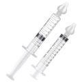 【Atoztide Store】2PCS Portable Baby Irrigator Syringe Nose Cleaner Tube Nasal Aspirator.. 