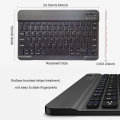 Wireless Keyboard and Mouse Set: Compact Bluetooth Keyboard (Rechargeable) with Matching Mouse. English Ergonomic Design for a Comfortable Experience on iPad, Tablets, Phones, Laptop, Android, iOS, and Windows.