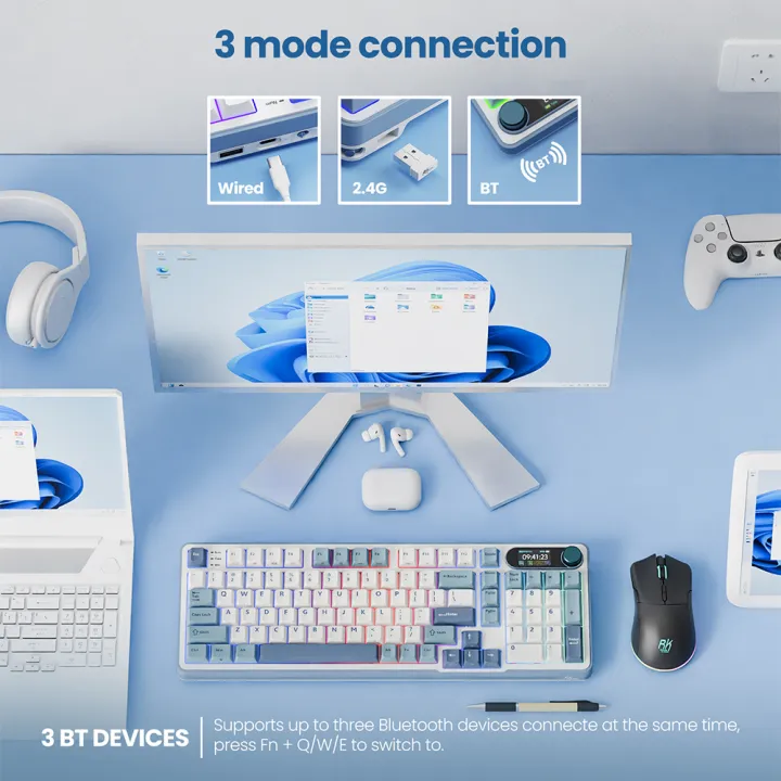 RK%20ROYAL%20KLUDGE%20S98%20Mechanical%20Keyboard%20Top%20Mount%20TFT%20Screen%2098%20Keys%20RGB%20BT5.0/2.4G/USB-C%20Wireless%20Gamer%20Keyboard%20Hot%20Swappable%20-%20Image%202
