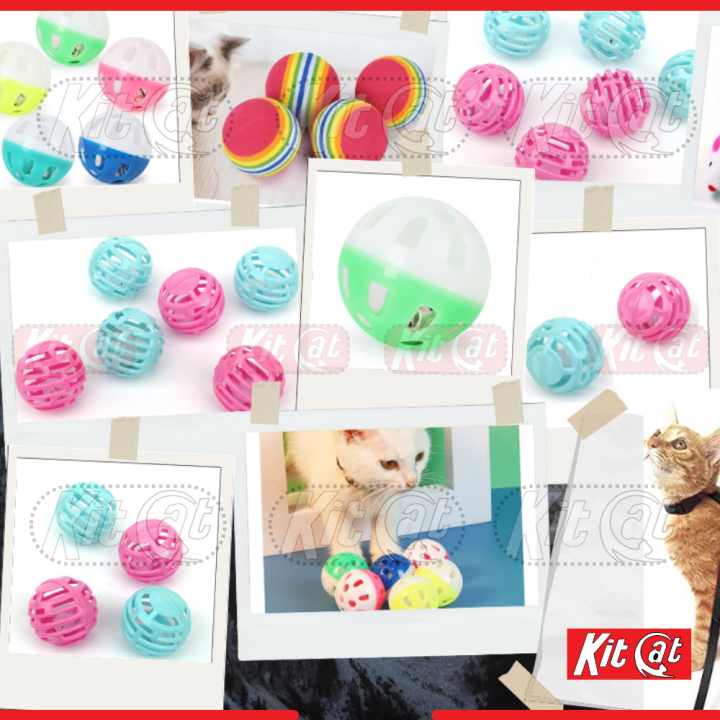 Ball toy for Cat, Kitten Play with bell small ball, Cat toys, Cat ball bell