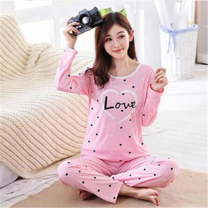 Women%20Pajamas%20Suits%20Lovely%20Home%20Suit%20Sleepwear%20Short%20Sleeve%20Pyjamas%20Comfortable%20Girl%20Spring%20And%20Summer%20Colthing%20-%20Image%207