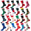 3/6/8/12 Pairs Random Unisex Novelty Christmas Socks Funny Santa Claus Snowflake Crew Socks For women and Men's Christmas Gifts. 