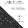 Folding Keyboard, Foldable Bluetooth Keyboard, Portable Wireless Keyboard for IOS, Android, and Windows tablets, Smartphones, iPhone, iPad, Laptops, PC.