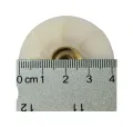 Four Teeth White Plastic Mixer Grinder Brass Insert for Strength and Long Lasting Life Jar Coupler - 4.3 CM.