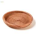 Woven Basket Wicker Tray Storage Basket Wicker Organizer Basket, Snack Organizer Basket Wicker Bread Basket for Keys Kitchen. 