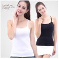 2 Pack Black and white Active Basic Women's Seamless Tank Tops Inner wear..