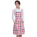 【happy one】Women Apron with Pockets Waterproof Print Double Layer Anti-oil Kitchen Thick Home Supplies.